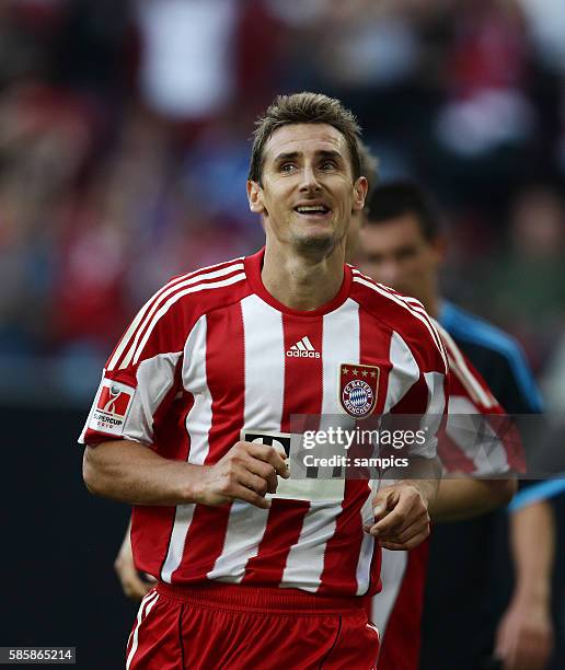 Miroslav Klose Fußball Bundesliga Supercup 7.8.2010 : FC Bayern Munchen - FC Schalke 04 2:0