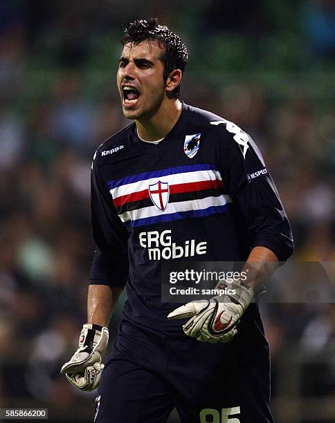 Gianluca Gurci - Sampdoria Genua Fußball Championsleague Qualifikation Hinspiel : Werder Bremen - Sampdoria Genua 3:1 18.8.2010