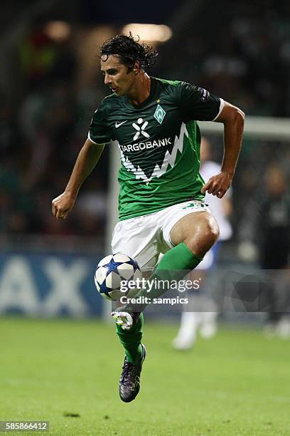 Claudio Pizarro - Werder Bremen Fußball Championsleague Qualifikation Hinspiel : Werder Bremen - Sampdoria Genua 3:1 18.8.2010