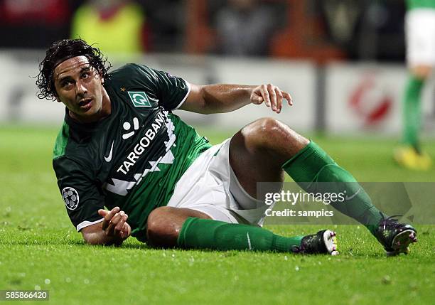 Claudio Pizarro - Werder Bremen Fußball Championsleague Qualifikation Hinspiel : Werder Bremen - Sampdoria Genua 3:1 18.8.2010