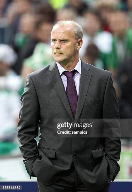 Thomas Schaaf - Trainer Werder Bremen Fußball Championsleague Qualifikation Hinspiel : Werder Bremen - Sampdoria Genua 3:1 18.8.2010