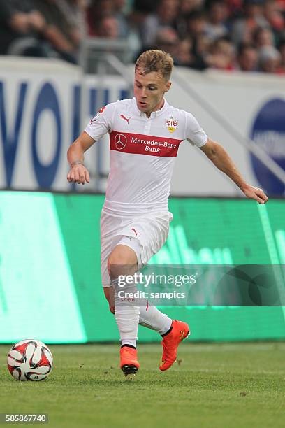 Alexandru Maxim VfB Stuttgart 1 Fussball Bundesliga Testspiel VfB Stuttgart Heidenheim Saison 2014 / 2015