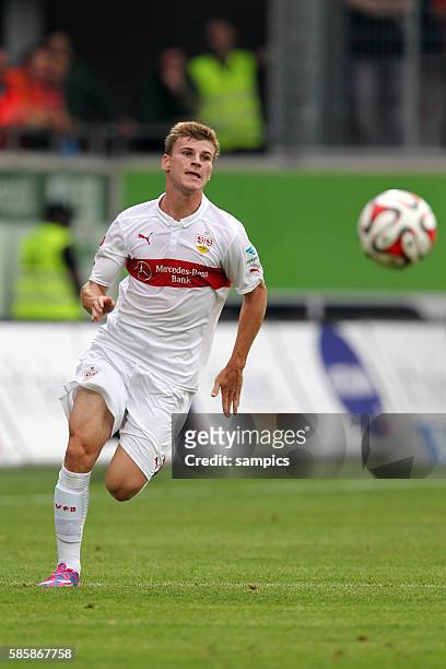 Alexandru Maxim VfB Stuttgart 1 Fussball Bundesliga Testspiel VfB Stuttgart Heidenheim Saison 2014 / 2015