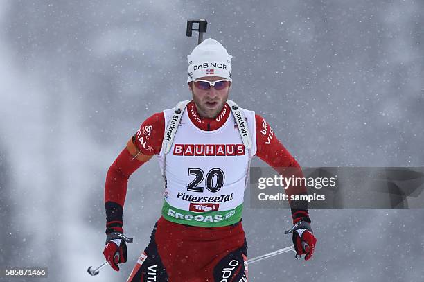 Alexander Os NOR Biathlon Weltcup in Hochfilzen
