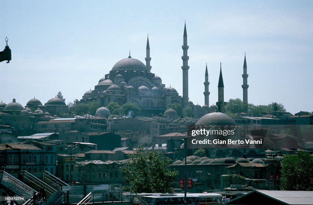 Suleymaniye and Rustem Pasha Camii in Istanbul