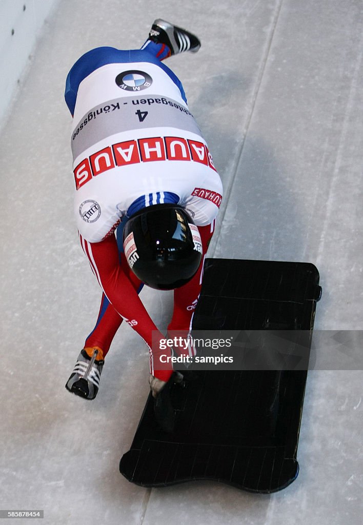Bob Skeleton Racing Sergei Chudinov Skeleton Männer FIBT Bob & Skeleton WM 2011 Koenigssee ...