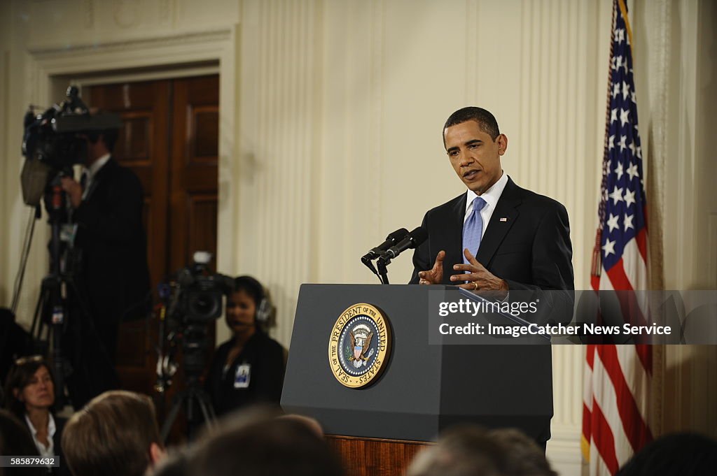 USA - Politics - President Obama Holds 100th Day News Conference