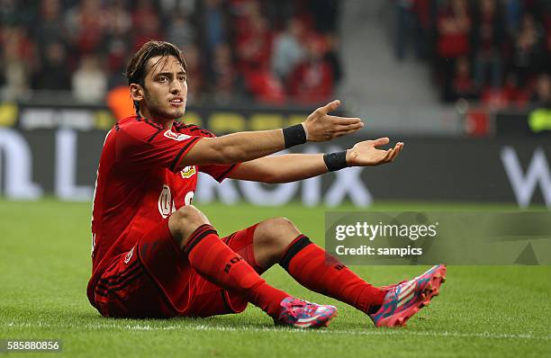 Hakan Calhanoglu Fußball 1.Bundesliga : Bayer Leverkusen - Werder Bremen 3:3 12.9.2014