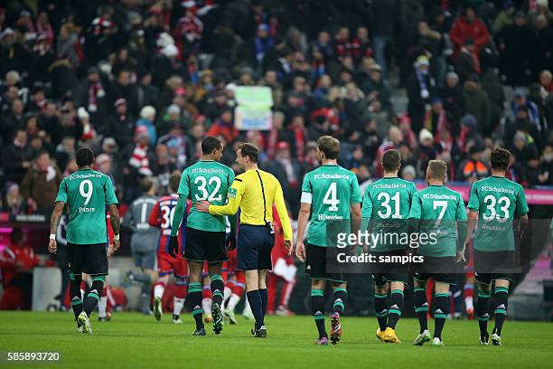 Fußball 1. Bundesliga : FC Bayern München - 1. FC Schalke 04 3.2.2015 ,