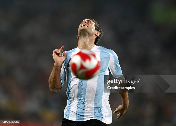 Pablo Zabaletta Olympische Sommerspiele in Beijing 2008 : Fu§ball M?nner Halbfinale : Argentinien 0