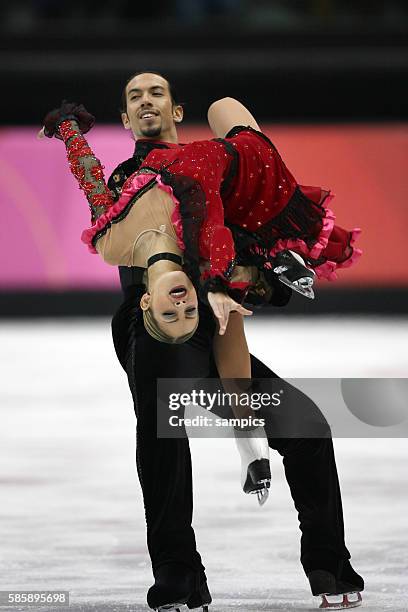 Silber f?r Tanith Belbin und Benjamin Agosto USA Eiskunstlaufen K?r im Eistanz 20. 2. 2006 icedance olympische Winterspiele in Turin 2006 olympic...