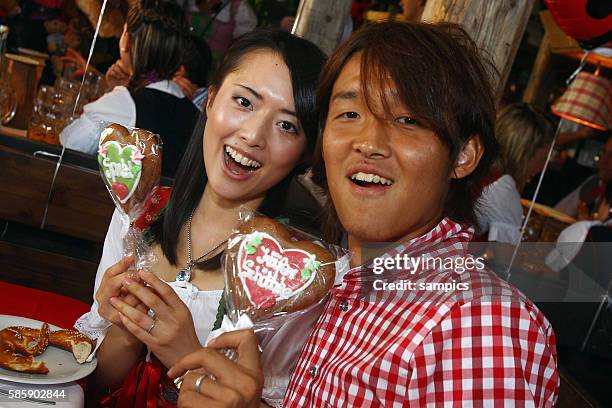 Taksahi Usami FC Bayern Munchen und seine Ran Oktoberfestbesuch des FC Bayern Munchen