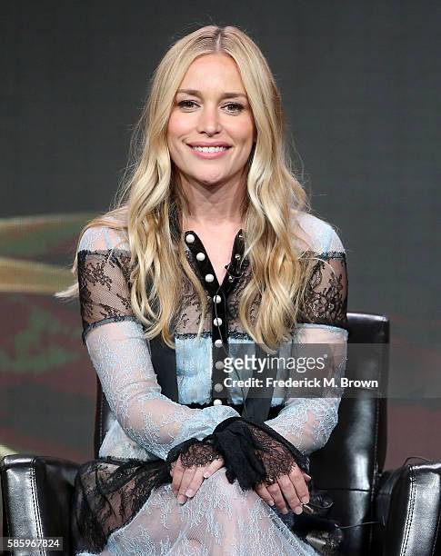 Actress Piper Perabo speaks onstage at the 'Notorious' panel discussion during the Disney ABC Television Group portion of the 2016 Television Critics...