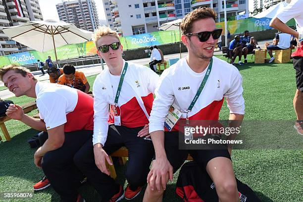 Caerts Basten of Belgium, Vanluchene Emmanuel of Belgium during Swimming Zwemmen Natation before the Rio 2016 Summer Olympic Games on August 04, 2016...