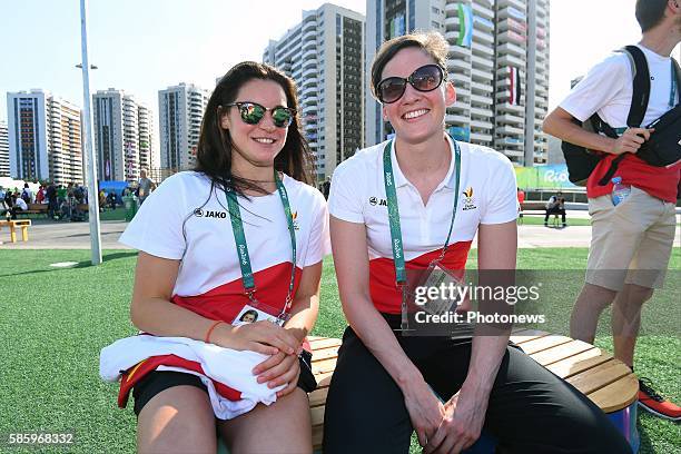 Lecluyse Fanny of Belgium during Swimming Zwemmen Natation, Buys Kimberly of Belgium during Swimming Zwemmen Natation before the Rio 2016 Summer...