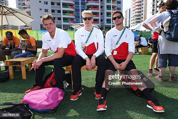 Caerts Basten of Belgium, Vanluchene Emmanuel of Belgium during Swimming Zwemmen Natation before the Rio 2016 Summer Olympic Games on August 04, 2016...