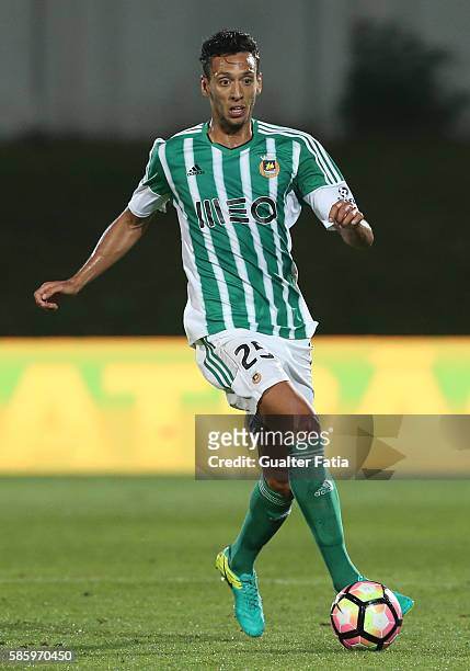 Rio Ave FCÕs defender Roderick Miranda in action during the UEFA Europa League Qualifications Semi-Finals 2nd Leg match between Rio Ave FC and Slavia...