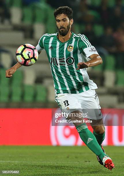 Rio Ave FCÕs midfielder Tarantini in action during the UEFA Europa League Qualifications Semi-Finals 2nd Leg match between Rio Ave FC and Slavia...