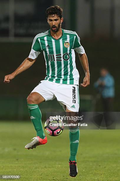 Rio Ave FCÕs midfielder Tarantini in action during the UEFA Europa League Qualifications Semi-Finals 2nd Leg match between Rio Ave FC and Slavia...