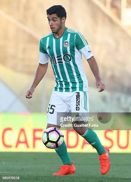 Rio Ave FCÕs defender Rafa in action during the UEFA Europa League Qualifications Semi-Finals 2nd Leg match between Rio Ave FC and Slavia Praha at...