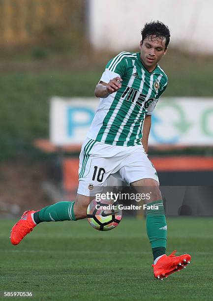 Rio Ave FCÕs midfielder Filip Krovinovic in action during the UEFA Europa League Qualifications Semi-Finals 2nd Leg match between Rio Ave FC and...