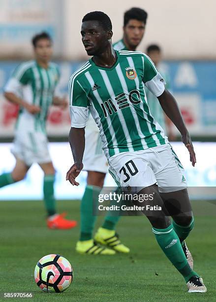 Rio Ave FCÕs midfielder Alhassan Wakaso in action during the UEFA Europa League Qualifications Semi-Finals 2nd Leg match between Rio Ave FC and...