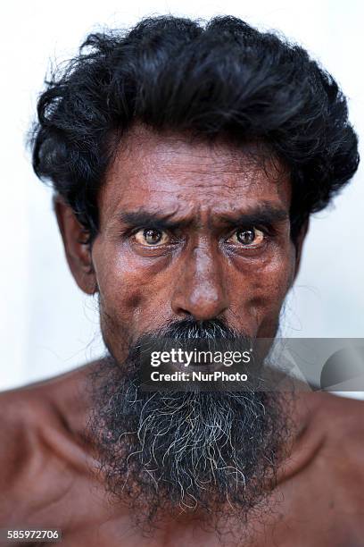 Ansar Ali lost his house and crops. His vegetable gerdan is under water. Now he is living in a makeshift camp with his family.