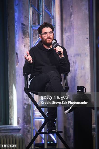 Actor Adam Pally discusses his new comedy "Joshy" at AOL BUild at AOL HQ on August 4, 2016 in New York City.