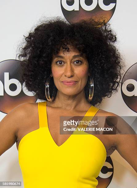Actress Tracee Ellis Ross attends The 2016 Disney ABC Television Group TCA Summer Press Tour in Beverly Hills, California, on August 4, 2016. / AFP /...