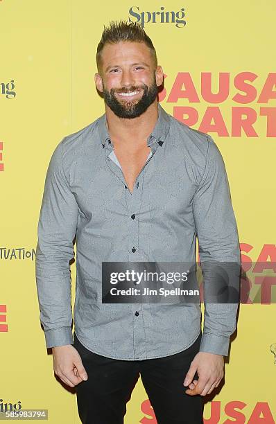 Zack Ryder attends the "Sausage Party" New York premiere at Sunshine Landmark on August 4, 2016 in New York City.