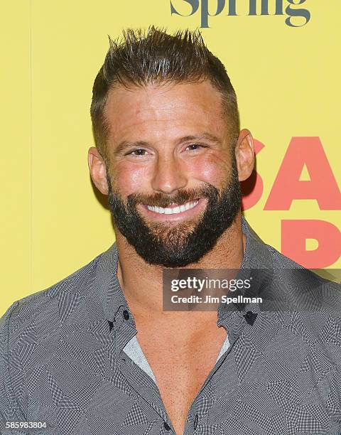 Zack Ryder attends the "Sausage Party" New York premiere at Sunshine Landmark on August 4, 2016 in New York City.