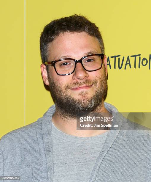 Actor Seth Rogen attends the "Sausage Party" New York premiere at Sunshine Landmark on August 4, 2016 in New York City.
