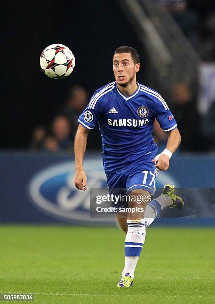 Eden Hazard FC Chelsea Championsleague Fussball FC Schalke 04 - FC Chelsea London 0:3 Saison 2013/ 2014