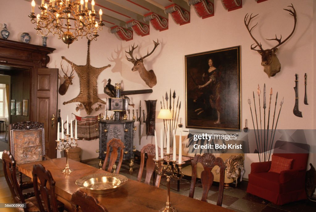 Hunting and Game Room at Castle