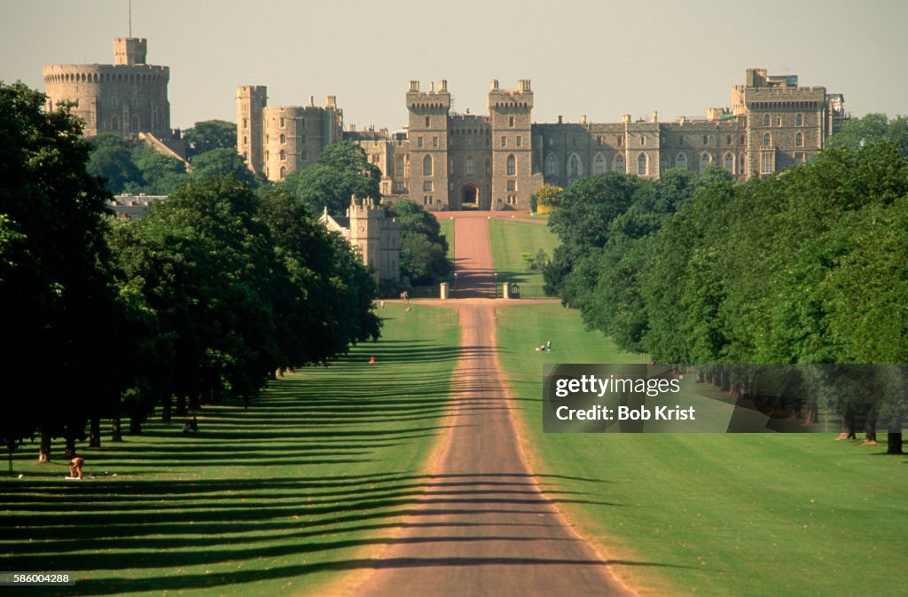 Road Leading to Windsor Castle
