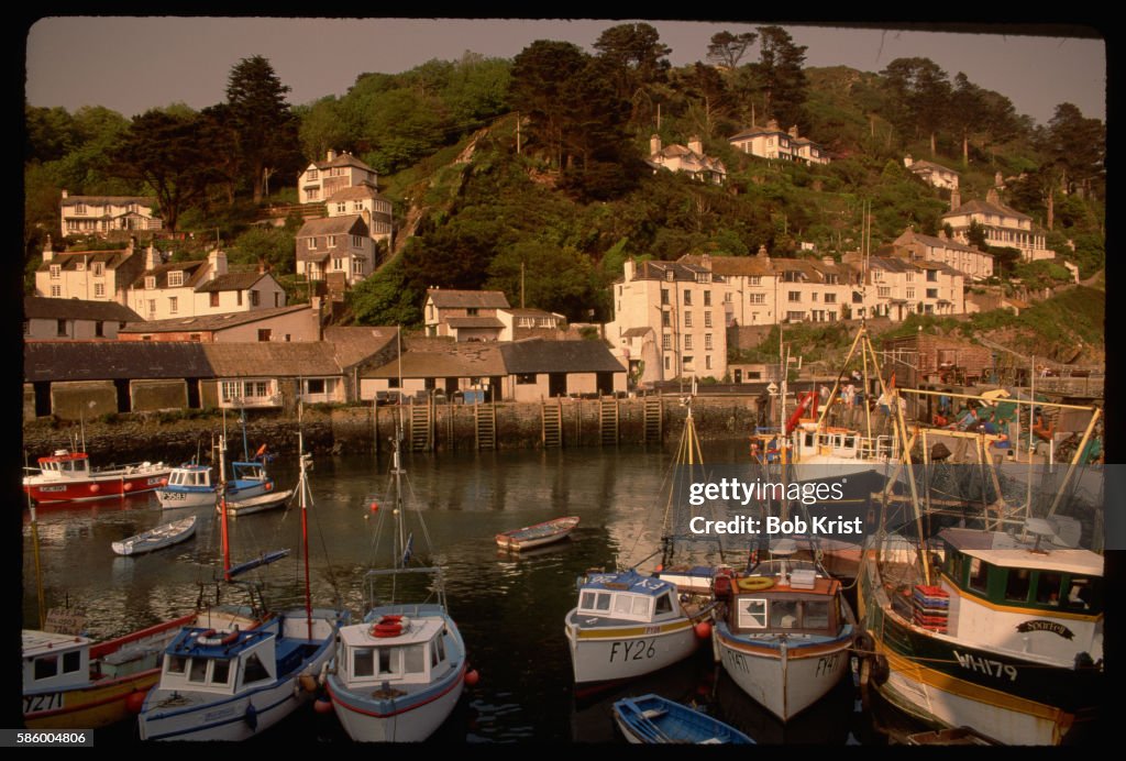 Boats in Small Harbor