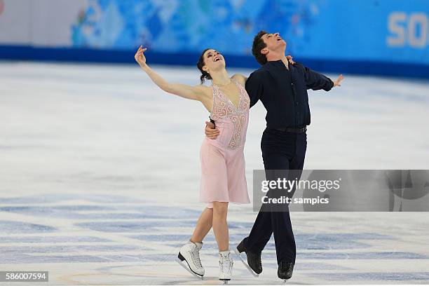 Tessa / MOIR Scott CAN Zweite Silbermedailiengewinner Silver Eistanz Kür ice dance free Eiskunstlaufen Figure skating olympic winter games 2014 sochi...