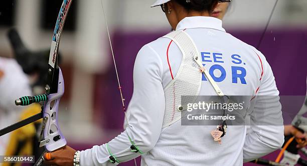 Sung Jin LEE Olympische Sommerspiele 2012 London : Bogenschiessen Mannschaft Damen Olympic Games 2012 London : Archery Women 's Team Lord's Cricket...