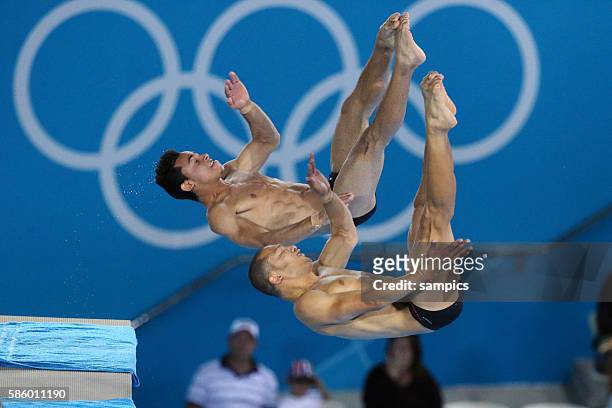 Jose Antonio GUERRA , Jeinkler AGUIRRE Olympische Sommerspiele 2012 London : Synchronspringen Männer 10m Turm Olympic Games 2012 London : Mennn 's...