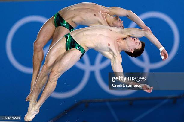 Patrick Hausding und Sascha Klein Olympische Sommerspiele 2012 London : Synchronspringen Männer 10m Turm Olympic Games 2012 London : Mennn 's diving...