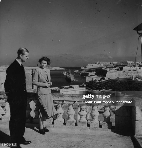 Princess Elizabeth With Prince Philip In Malta Princess Elizabeth With Prince Philip In Malta