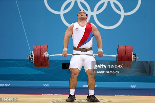 Jiri ORSAG Olympische Sommerspiele 2012 London : Gewichtheben Männer +100kg Finale ExCel Hall Olympic Summer Games 2012 London : mens weightlifting...