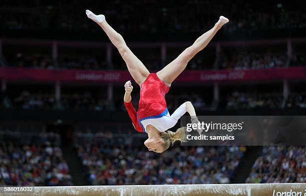 Kseniia AFANSEVA Olympische Sommerspiele 2012 London : Turnen Frauen Schwebebalken Finale North Greenwich Arena Olympic Summer Games 2012 London :...