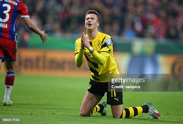 Konnrte es nicht fassen Marco Reus u Fussball DFB Pokal Halbfinale FC Bayern München BVB Borussia Dortmund