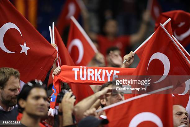 Türkische fans Euro Basket 2015 : Germany - Turkey