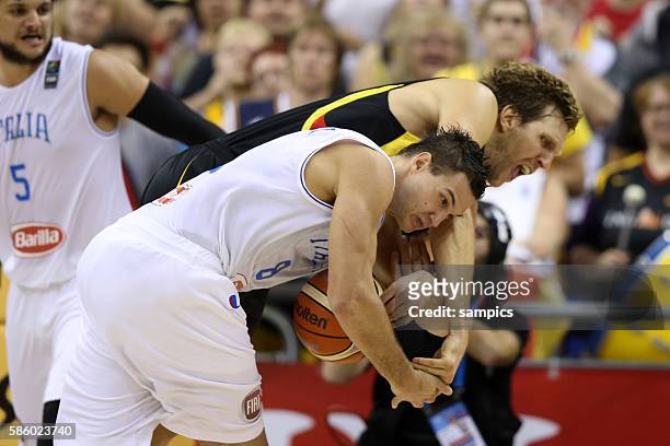 Dirk Nowitzki , Danilo Gallinari Euro Basket 2015 : Italy - Germany