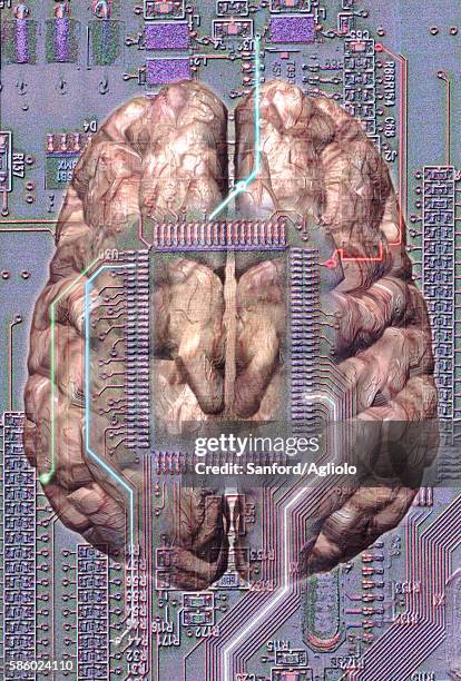 computer memory - computer chip close up stock illustrations