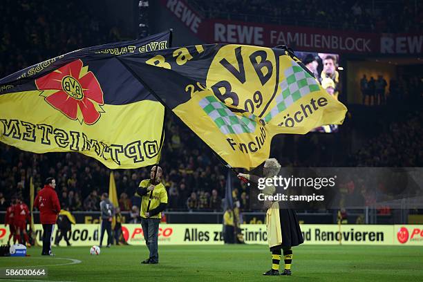 Dortmund Fans Borussia Dortmund BVB - FC Bayern München 0:0 Fussball 1 . Bundesliga Saison 2015 / 2016 Copyright by : sampics Photographie...