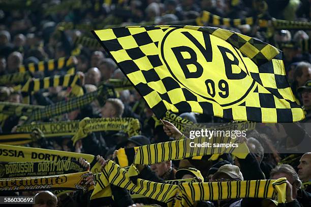 Dortmund Fans Borussia Dortmund BVB - FC Bayern München 0:0 Fussball 1 . Bundesliga Saison 2015 / 2016 Copyright by : sampics Photographie...