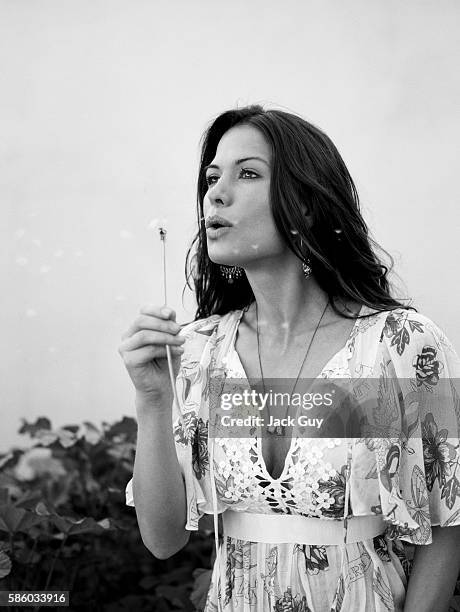 Actress Rhona Mitra is photographed in 2005 in Los Angeles, California.